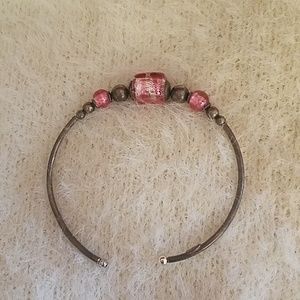 Venetian Glass Sterling Silver Bracelet
